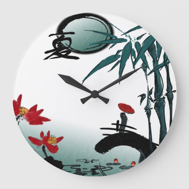 Reloj de pared de verano (Anverso)