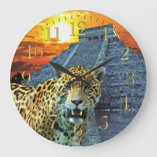 Reloj de pared de vida silvestre del templo de Jag