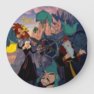 Reloj de pared de Villain de la princesa de Swan