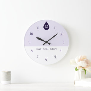 Reloj de pared de Yoga Calm