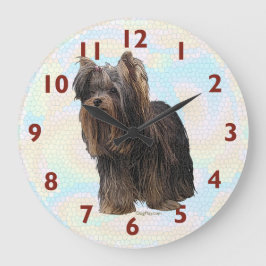 Reloj de pared de Yorkshire Terrier