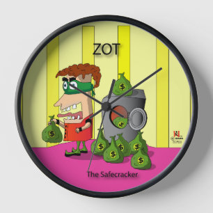 Reloj de pared de Zot número 2 - El Safecracker