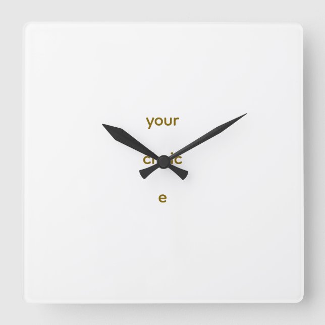 reloj de pared decorativo (Anverso)
