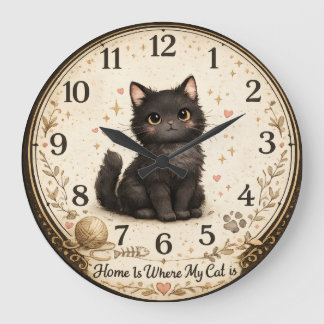 Reloj de pared decorativo diseño bigotes amante de