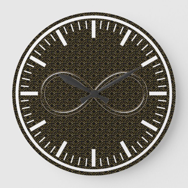 Reloj de pared decorativo infinito (Anverso)