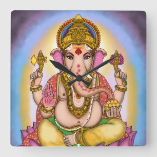 Reloj de pared decorativo Lord Ganesha