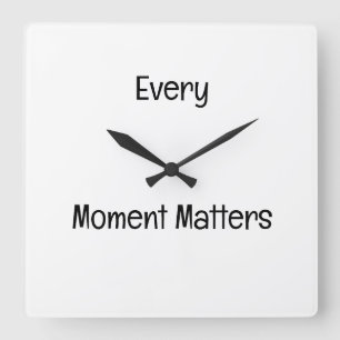 Reloj de pared decorativo motivacional