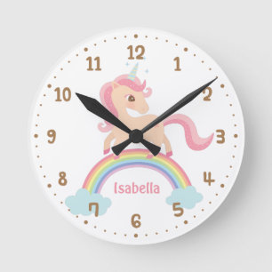Reloj de pared decorativo para habitación de niñas