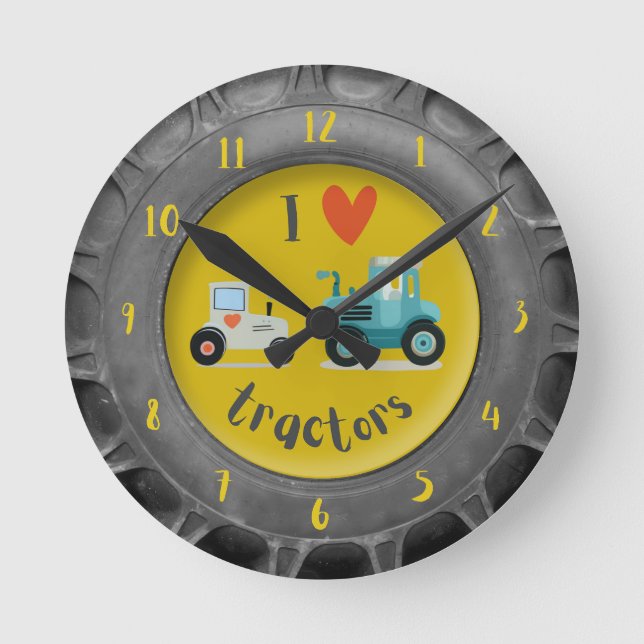 Reloj de pared decorativo para habitación de niños (Anverso)