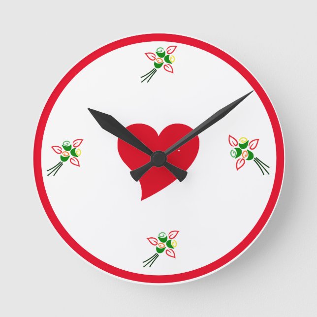 Reloj de pared decorativo para salón o dormitorio (Anverso)