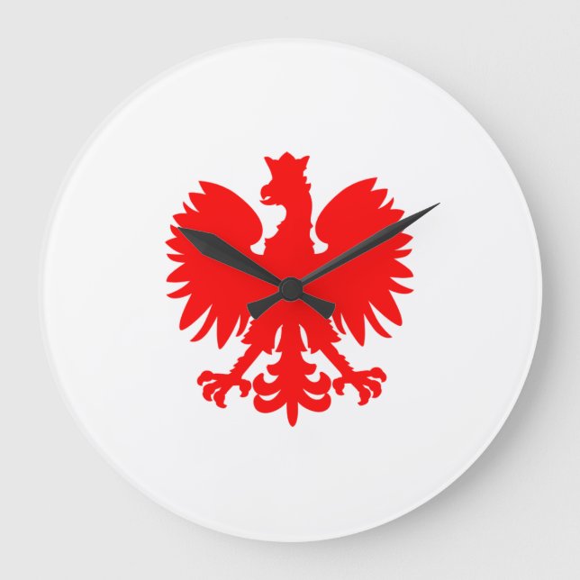 Reloj de pared del águila polaca (Anverso)