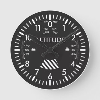 Reloj de pared del altímetro