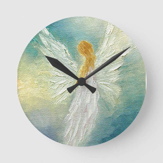 Reloj de pared del ángel (Anverso)