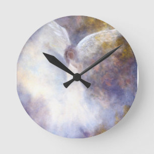 Reloj de pared del ángel de guarda