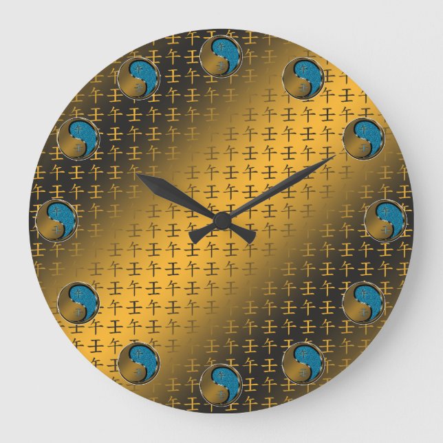 Reloj de pared del año del caballo de agua (Anverso)