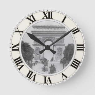 Reloj de pared del arco de triomphe