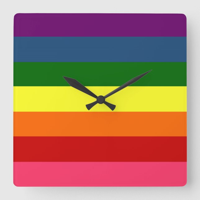 Reloj de pared del arco iris (Anverso)