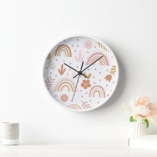 Reloj de pared del arco iris