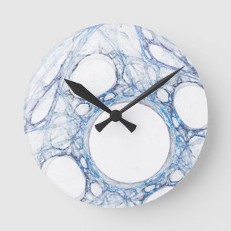 Reloj de pared del arte abstracto de MarbleIce