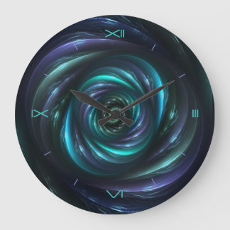 Reloj de pared del arte de Digitaces del bucle