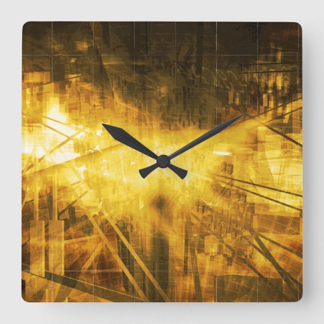 Reloj de pared del arte radical 32 (Anverso)