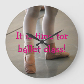 RELOJ DE PARED DEL BALLET, TIEMPO DE LA CLASE DEL