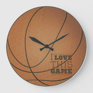 Reloj de pared del baloncesto