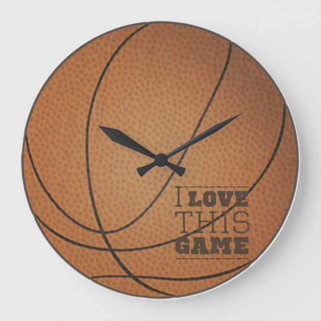 Reloj de pared del baloncesto (Anverso)