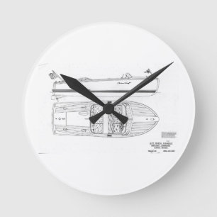 Reloj de pared del barco del vagabundo de Riviera