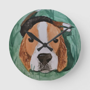 Reloj de pared del beagle