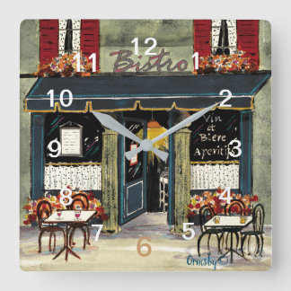 Reloj de pared del Bistro francés