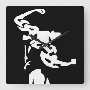 Reloj de pared del Bodybuilding
