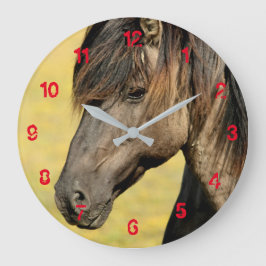 Reloj de pared del caballo