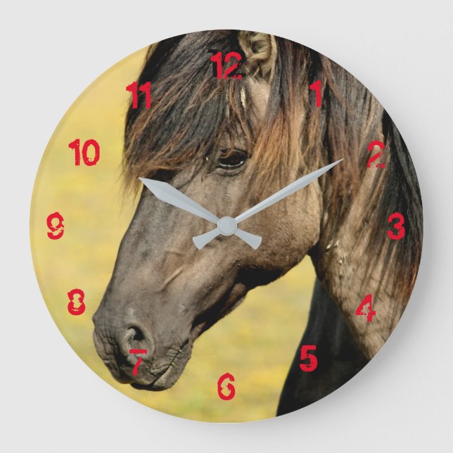 Reloj de pared del caballo (Anverso)