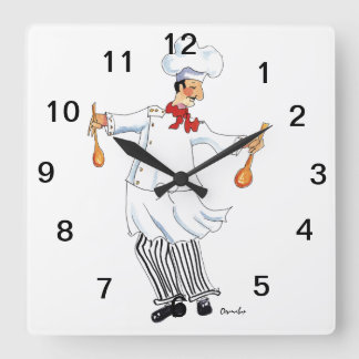 Reloj de pared del chef