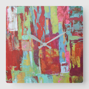 Reloj de pared del Chica de trabajo