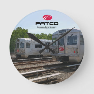 Reloj de pared del círculo de PATCO