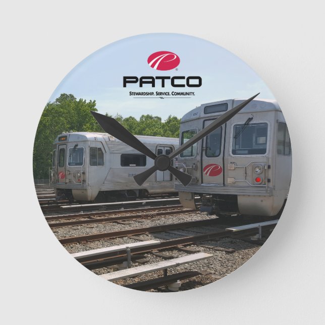 Reloj de pared del círculo de PATCO (Anverso)