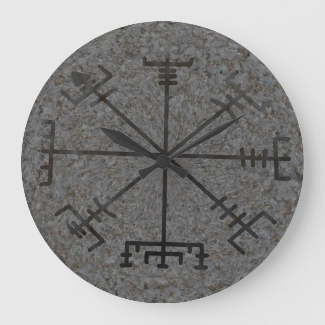 Reloj de pared del compás de Viking (Anverso)