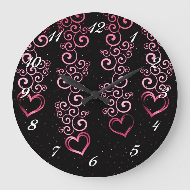 Reloj de pared del corazón del vagón (Anverso)