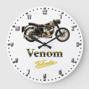 Reloj de pared del cuarzo de la motocicleta del