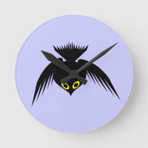 Reloj de pared del cuervo