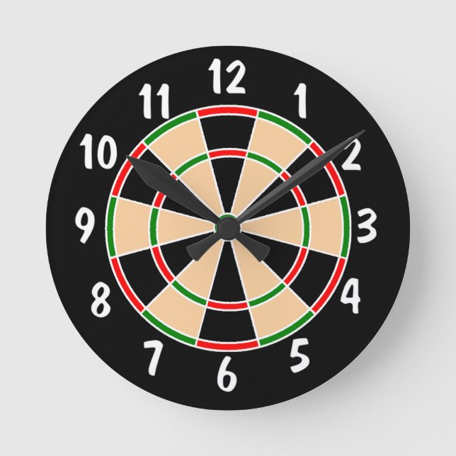 Reloj de pared del Dartboard (Anverso)