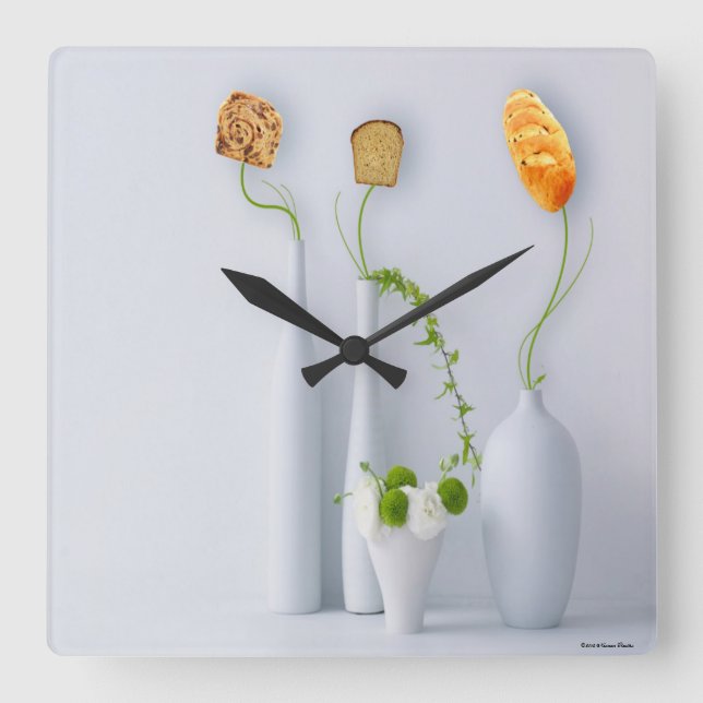 Reloj de pared del desayuno (Anverso)