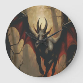 Reloj de pared del devil renacentista de Jersey