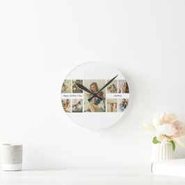 Reloj de pared del día de la madre personalizado