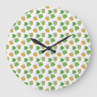 Reloj de pared del Día de San Patricio