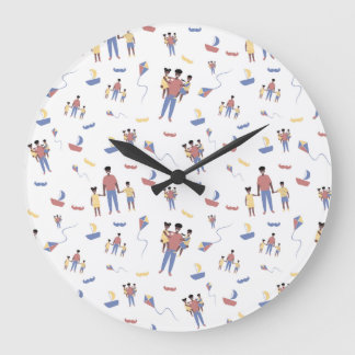 Reloj de pared del día del padre