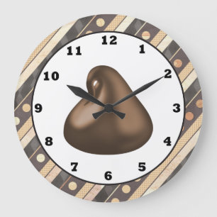 Reloj de pared del dibujo animado de la gota de