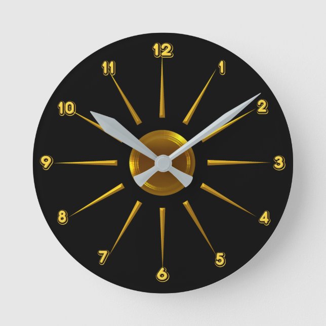 Reloj de pared del diseñador contemporáneo (Anverso)